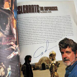 Star Wars Official 20th Anniversary Magazine Topps George Lucas Signature